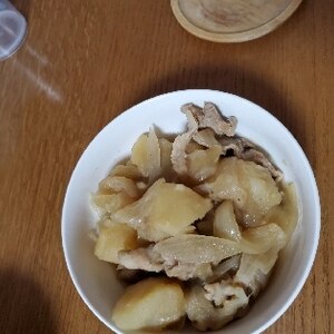 焼き肉のタレで簡単肉じゃが(圧力鍋使用)